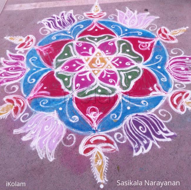 Rangoli: Multicolour rangoli 