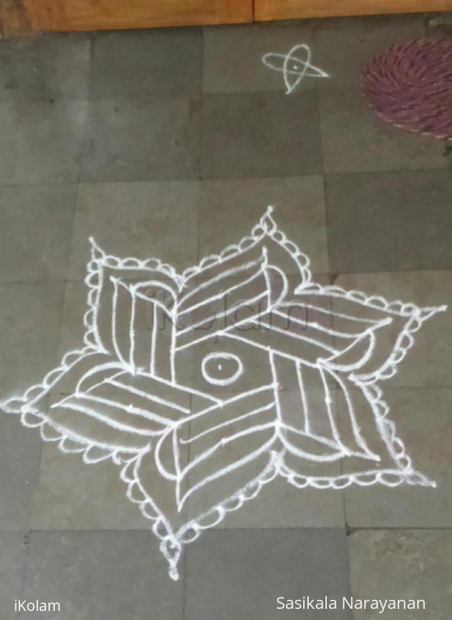 Rangoli: Tuesday kolam Rangoli: Tuesday kolam