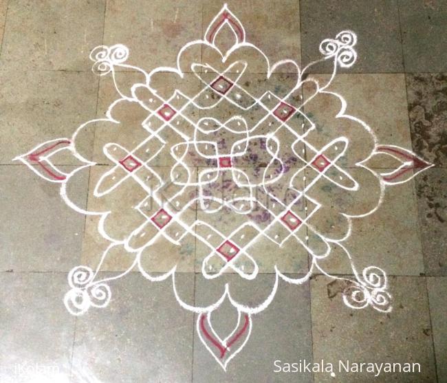 Rangoli: Friday kolam 