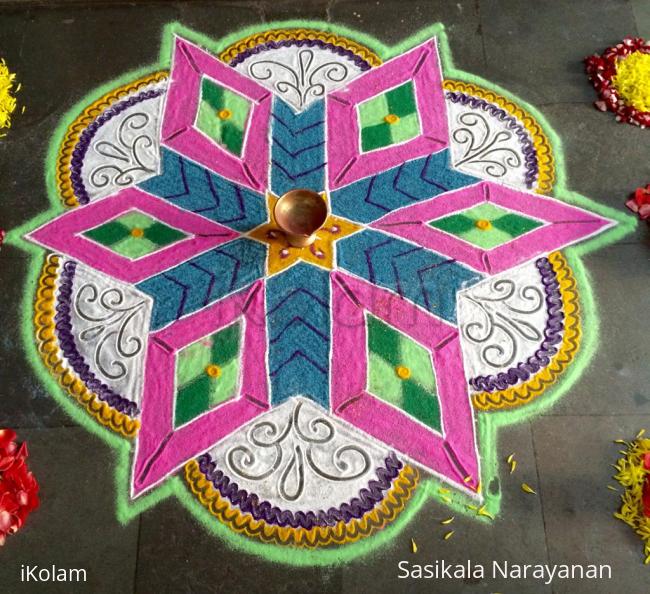 Rangoli: Special Pooja kolam