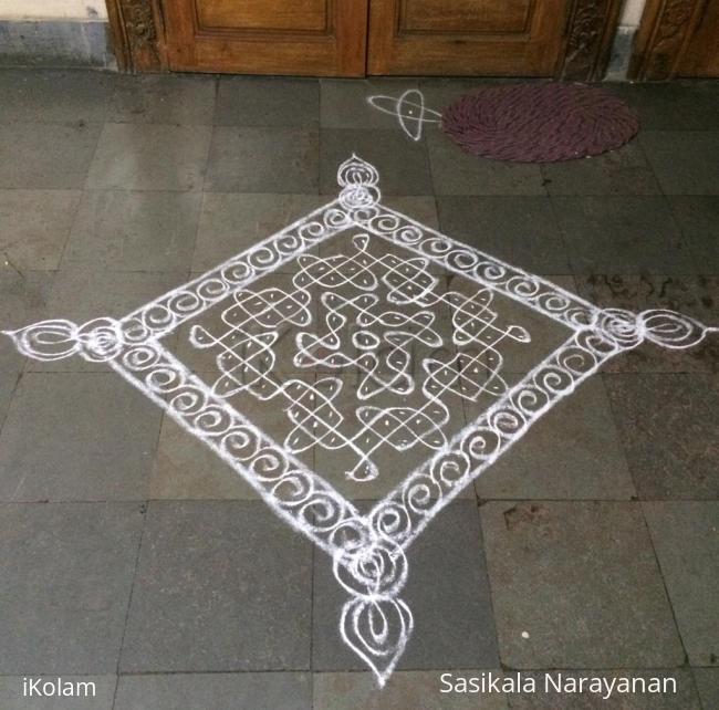 Rangoli: White & White
