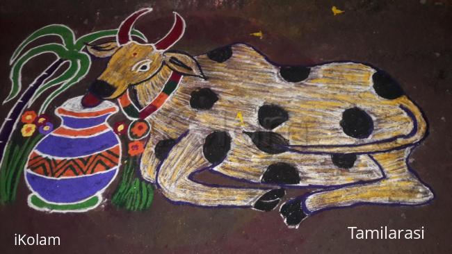 Rangoli: Mattu pongal kolam