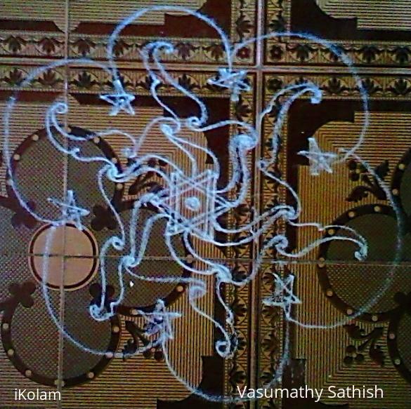 Rangoli: Star kolam
