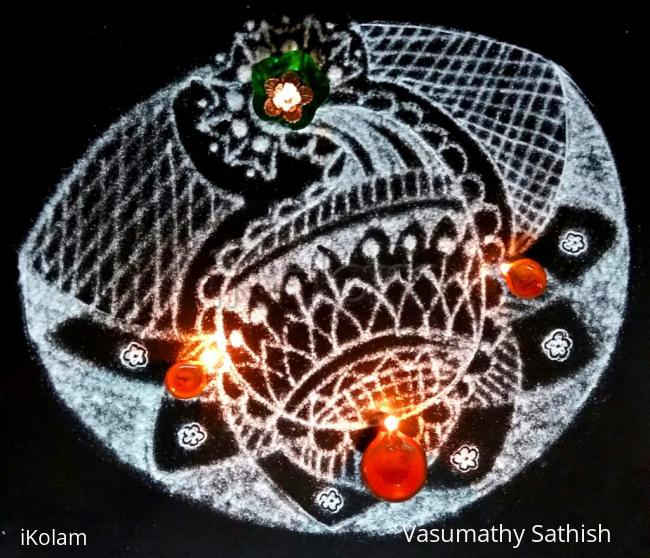 Rangoli: Freehand Paisley rangoli Rangoli: Freehand Paisley rangoli