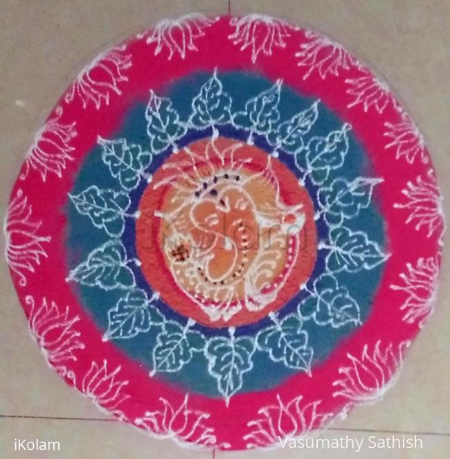 Rangoli: Ganesh Chathurthi Rangoli 