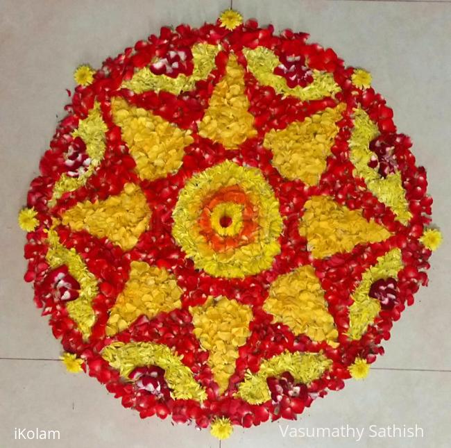 Rangoli: Poo Kolam 018 Rangoli: Poo Kolam 018