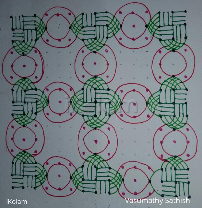 #dotted PADI kolam #padikolam #Swastikpadikolam #margazghkolam