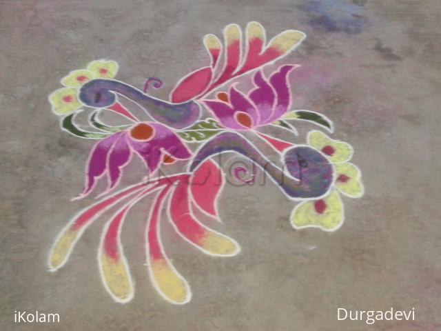 Rangoli: colour kolam Rangoli: colour kolam
