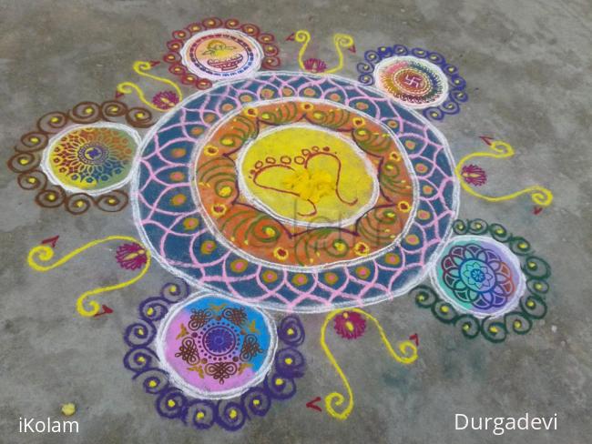 Rangoli: Lakshmi rangoli