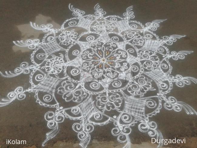 Rangoli: friday kolam Rangoli: friday kolam