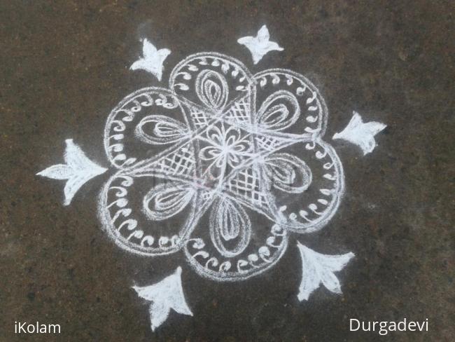Rangoli: DD star kolam