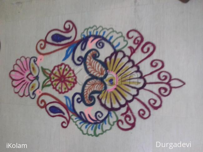Rangoli: dd sankranti design