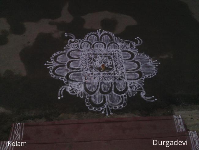 Rangoli: Tuesday kolam Rangoli: Tuesday kolam