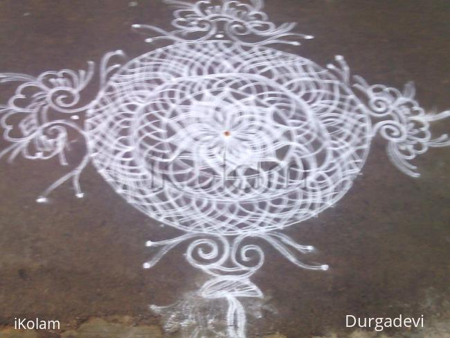 Rangoli: tuesday kolam