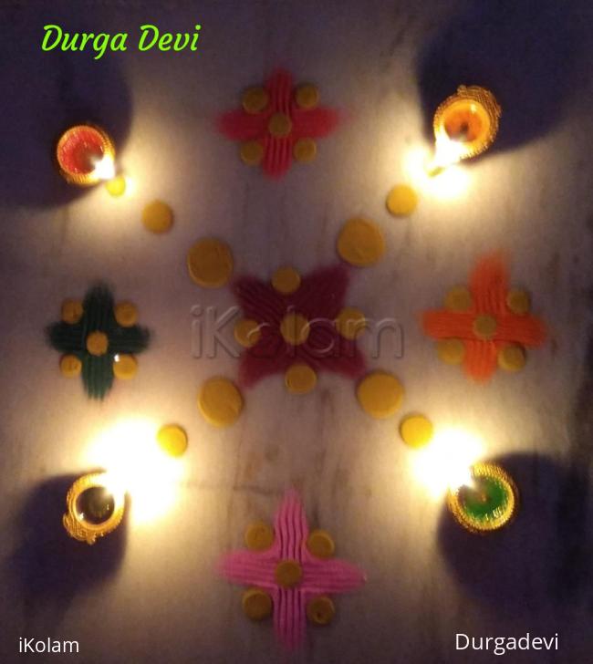 Rangoli: Karthigai Deepam special kolam 5 Rangoli: Karthigai Deepam special kolam 5
