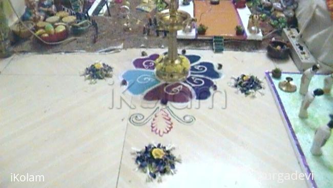 Rangoli: dd deepam rangoli