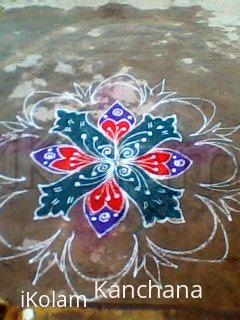 Rangoli: design in bright colors