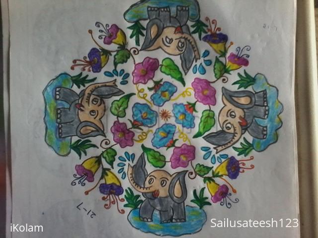 Rangoli: Appus kolam Rangoli: Appus kolam
