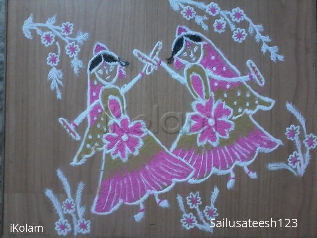 Rangoli: Navratri day 8..