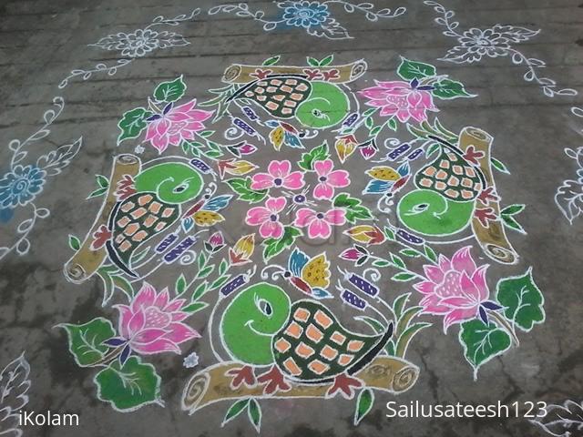Rangoli: Happy new year....