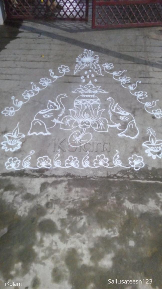 Rangoli: akshaya trutiya rangoli Rangoli: akshaya trutiya rangoli