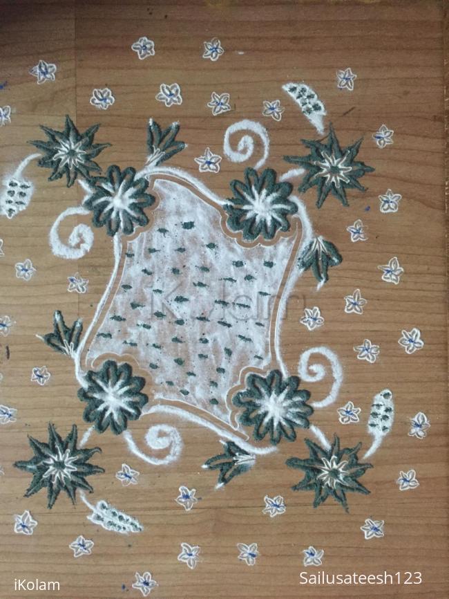 Rangoli: Navratri 5th day