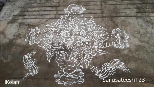 Rangoli: Dhanurmaasam day 6 Rangoli: Dhanurmaasam day 6