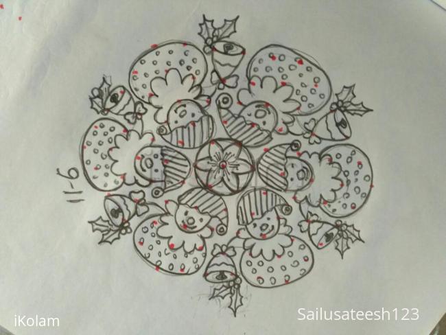 Rangoli: One more Christmas special rangoli
