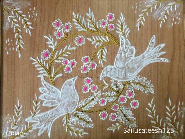 Rangoli: Navratri day 3....