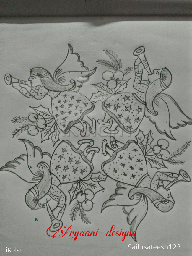 Rangoli: One more creation... 