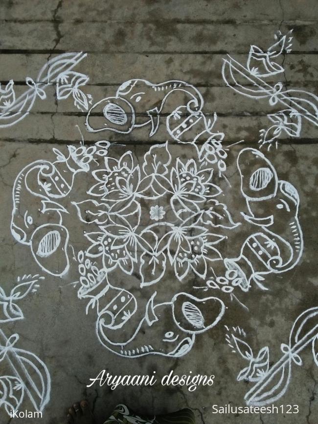 Rangoli: Happy akshya tritiyaa... Rangoli: Happy akshya tritiyaa...