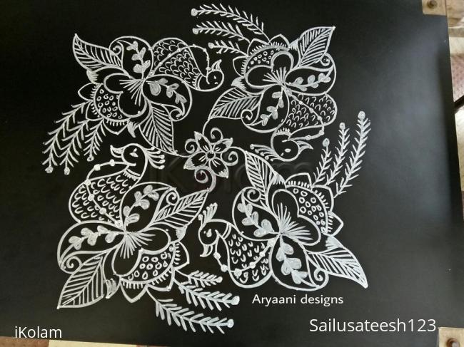 Rangoli: Peacocks..
