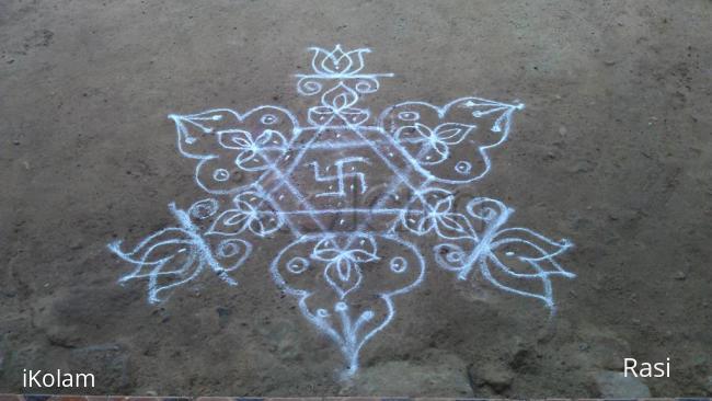 Rangoli: My mom's presentation