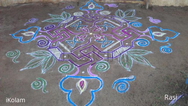 Rangoli: Free hand rangoli