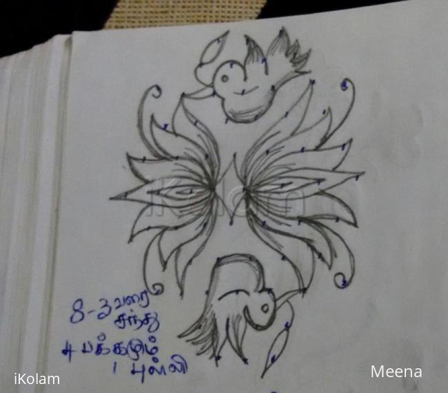 Rangoli: bird rangoli