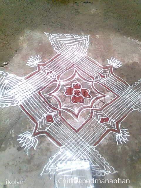 Rangoli: free hand lines