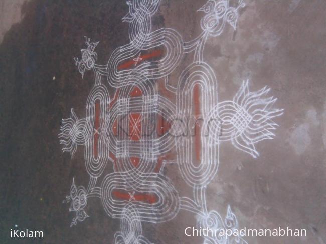 Rangoli: welcome onam