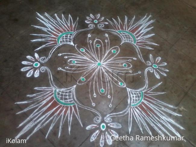 Rangoli: Fresh freehand rangoli!