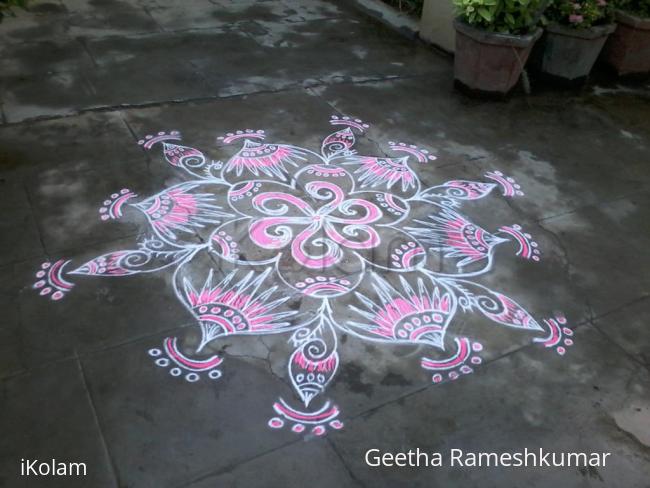Rangoli: Pink beauty!