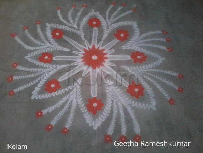 Rangoli: Orange beauty!
