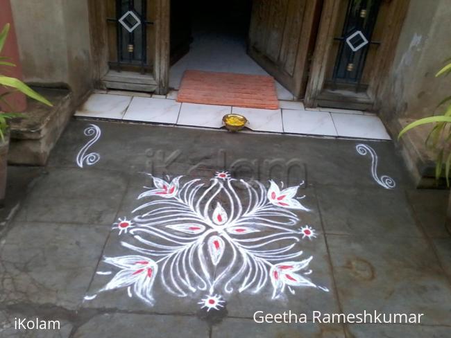 Rangoli: White beauty