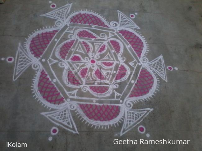 Rangoli: Friday kolam! Rangoli: Friday kolam!