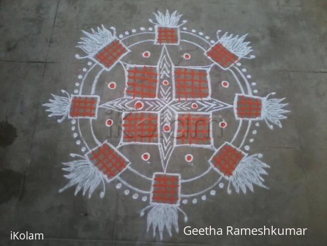 Rangoli: Small kolam