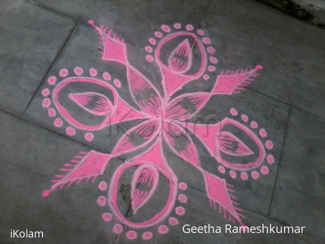 Rangoli: Pink beauty!