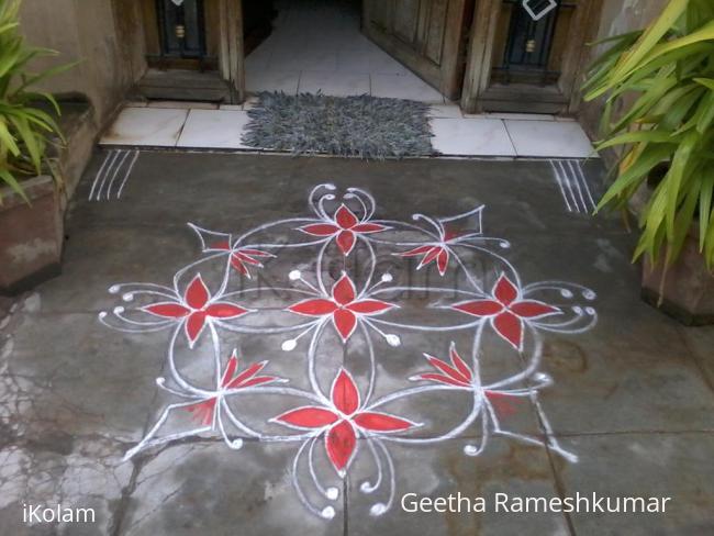 Rangoli: Red beauty