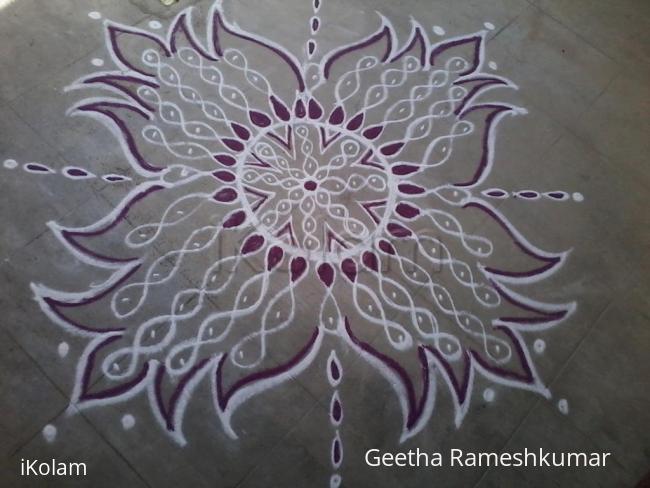 Rangoli: Fantastic Fusion kolam!