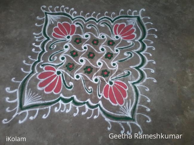 Rangoli: Zentangle design kolam! Rangoli: Zentangle design kolam!