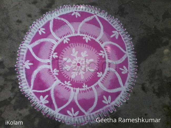 Rangoli: Thursday kolam!