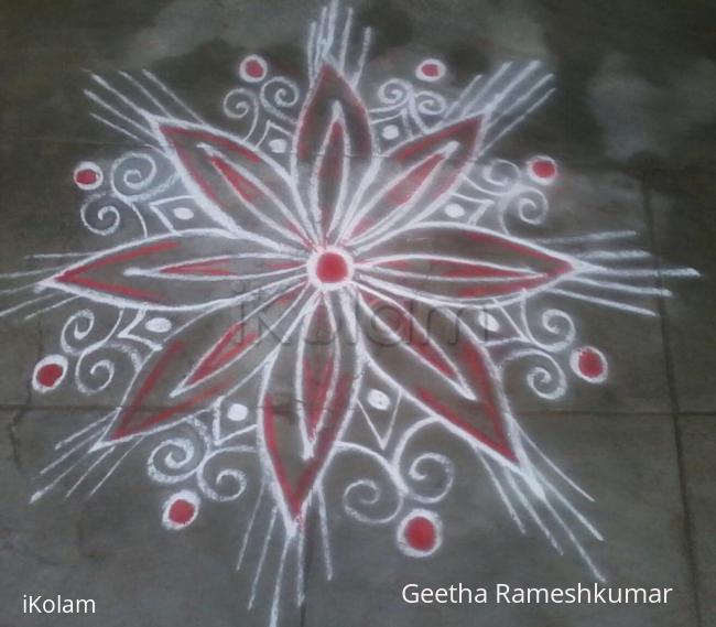 Rangoli: my small rangoli!