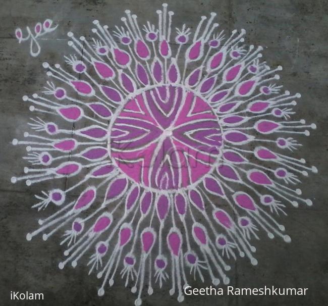 Rangoli: My small kolam!